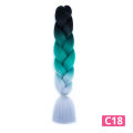 Colorful Hair for Braids Synthetic Braiding Hair Extensions for Girls Jumbo Braid Hair for Crochet Box Expression Braiding Hair. 