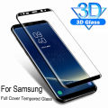 3D Curved Full Cover Tempered Glass for Samsung Galaxy S9 S8 Plus Protective Glass Screen Protector Film for S6 S7 Edge Note 8 9. 