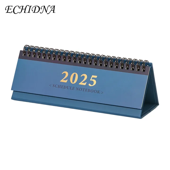 High-quality Desk Calendar 2025 Mini Standing Desk Calendar Monthly Planner for School Home Office Supplies Compact Desktop Schedule Notebook 2024 Desk Calendar