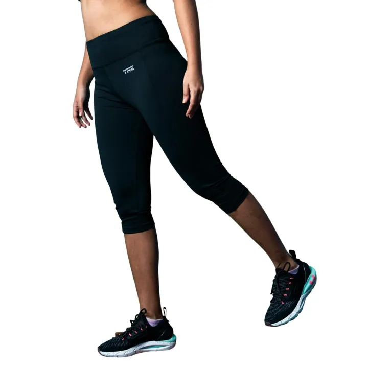 TRE Ladies Dry Fit Sports 3 Quarter High waist Yoga Pant