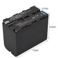 Sony NP-F970 NP F970 NPF970 Battery F930 F950 F960 F770 F570 CCD-RV100 TRV58 DCR-TRV110K RV100 TRV58 TRV110K LEDNP. 