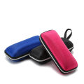 Square High-Sunglasses Case Anti-Pressure Sunglasses Case Black Zipper Honeycomb Water Cube Box. 