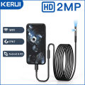 KERUI 2MP Single/Dual Lens Endoscope Camera Android Mini Inspection Camera for Iphone Waterproof Pipeline Borescope Type C IOS. 