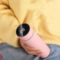 Hot Water Bottle Steel Stainless Vacuum Flask Bottle, Water Bottle With LED Smart Temperature Display Thermal Flask With Tea Strainer. 