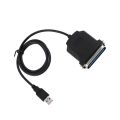 USB to Parallel IEEE 1284 Printer Adapter Cable USB parallel to print the IEEE 1284 USB turn old Printer 36 PIN Support scanner. 