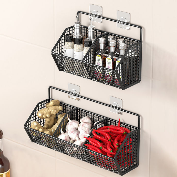 Wall%20Mounted%20Storage%20Rack%20Onion%20Ginger%20Garlic%20Condiments%20Spice%20Kitchen%20Shelf%20Punch-Free%20Vegetable%20Fruit%20Drain%20Basket%20Kitchen%20FUHENG%20-%20Image%202