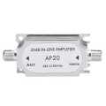 20dB Gain Satellite Inline Amplifier 950-2150MHZ Signal Amplifier Booster. 