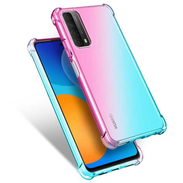 BLKNAIM%20(4-in-1)%20NEW%20For%20HUAWEI%20Y7A%20Case%20Anti-fall%20Color%20Mobile%20Phone%20+%20Frosted%20Ceramic%20Membrane%20+%20Carbon%20Fiber%20Back%20Film%20+%20Lens%20Film%20-%20Image%203