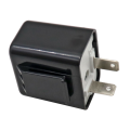 2X 2-Pin LED Flasher Relay 12V Adjustable Frequency for Motorcycle Turn Signal Fix Blinker Lights Indicator Relays. 