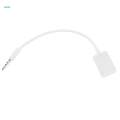 2xAUX 3.5mm Male Audio Jack to USB 2.0 A Female OTG Cable for Music MP3 U Disk. 