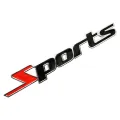 Car Sports Logo Sticker Metal Badge 3D Chrome Emblem Sticker Car Trunk Badge Decals Styling Accessories. 