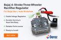 Bajaj 4 Stroke Three Wheeler Rectifier Regulator - China  AF201036 | Bajaj Star Auto Rickshaw Charging Rectifier | Genuine Type Voltage Regulator. 