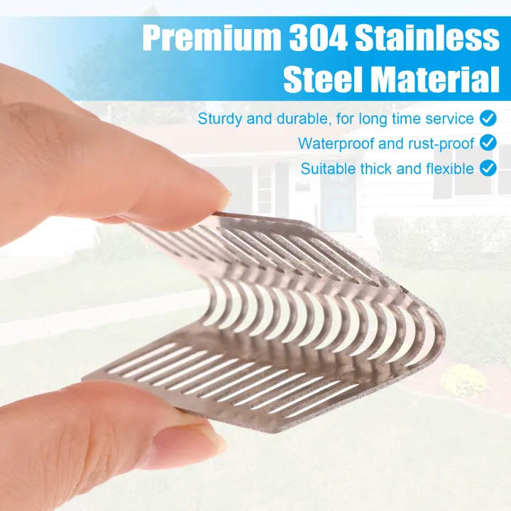 36Pcs%20Stainless%20Steel%20Brick%20Weep%20Hole%20Covers%202.75"%20Weep%20Shield%20Weep%20Hole%20Covers%20Brick%20Weep%20Hole%20Inserts%20Mortar%20Repair%20YULING%20-%20Image%204