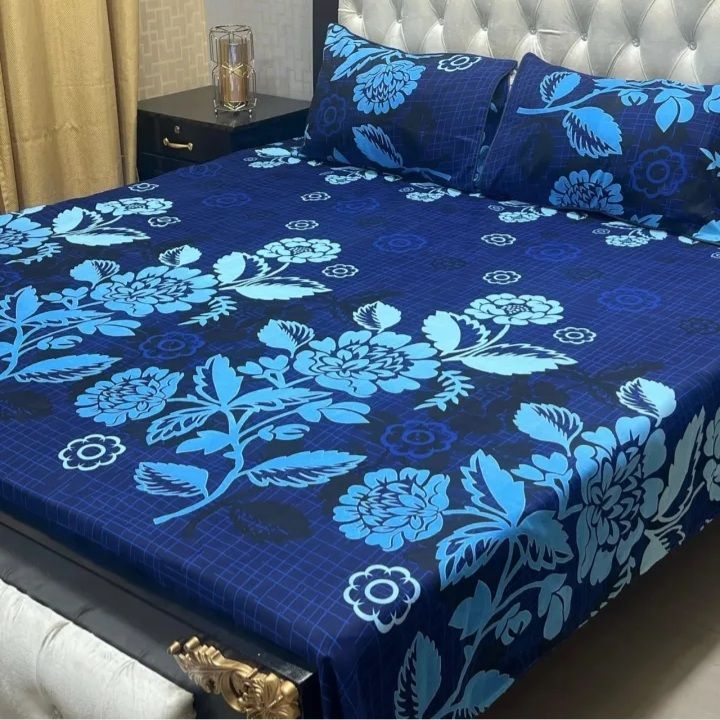 queen size Bed sheet with pillowcase 2 (75×88 inches bedsheets)