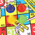 Snake ladder educational kids children toys family interesting board game gifts. 