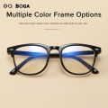 OQ BOGA 3 Styles Unisex Fashion Anti Blue Light Proof Radiation Glasses Women Men Eye Protection Oval Frame Eyeglasses. 
