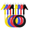 Dual Alligator Clip Test Lead Crocodile Clamp Cable Wire 0.5M/1M/2M/3M/ Multimeter Electronic Testing HAVC Tool. 