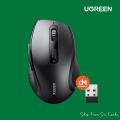 UGREEN 2.4G Wireless Mouse for Laptop, 1600 DPI Optical Tracking, 12-Month Battery Life, 6 Buttons, 15M Range 3 Adjustable DPI Levels Ergonomic Mouse Compatible with PC MacBook Chromebook. 