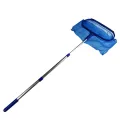 【Fullyoung_520 Store】Swimming Pool Accessories Skimmer Net with Adjustable Telescopic Pole Deep Bag Net Cleaning Net. 