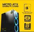 Armaggeddon Nimitz TR1100 Micro ATX Gaming PC Case (BLACK). 