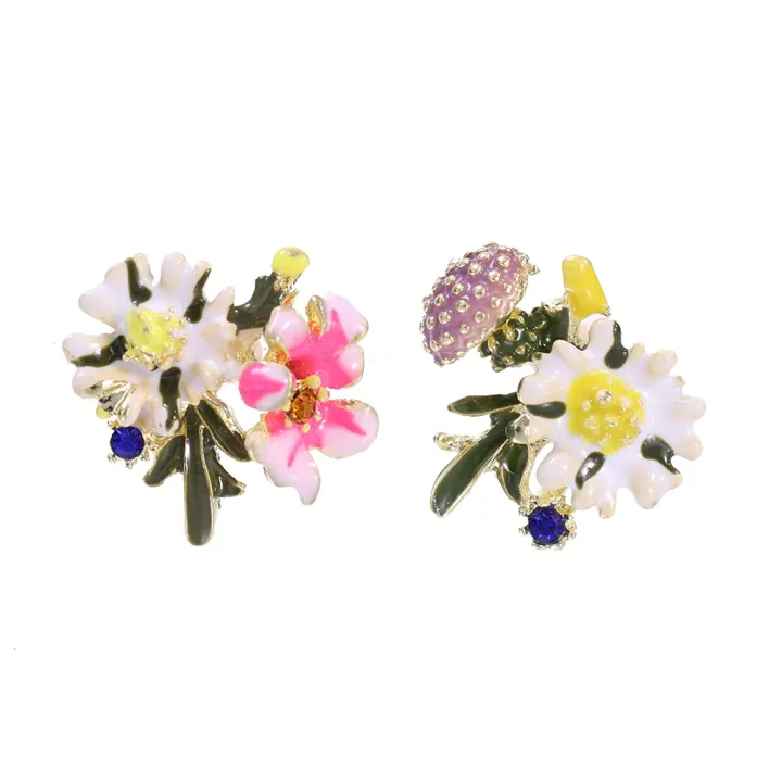Bridal%20Daisy%20Flower%20Korean%20INS%20Women%20Stud%20Earring%20Drip%20Glaze%20Wedding%20French%20Party%20Asymmetry%20Stud%20Earrings%20Girls%20Elegant%20Ladies%20-%20Image%209