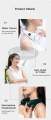 Portable Bladeless Neck Fan, 4000mAh USB Rechargeable Hanging Neck Fan, Headphone Style Wearable Personal Cooling Fan with 3 Speed Settings for Travel, Office & Outdoor Sports. 