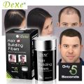 Dexe  Original Black Colored Hair Building Fibers - Thickening Fiber for Women and Men - Hair Loss Concealer Powder for Thicker fiber Powder. 