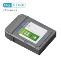 ORICO 5Pcs 3.5 Inch HDD Protection Box Waterproof 3.5'' HDD Storage Box Multi-disk Storage for 3.5 Hard Drive With label Design. 