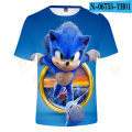 Sonic 2 Shirt Summer Kids Boys Super Sonic Anime T Shirts 3D Print Harajuku Casual Graphics Streetwear Short Sleeve Girls Shirts. 