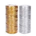 100M/Roll Gold Silver Cords Metallic T Non-Slip String Strap Thread Gift Bag. 