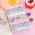 Creative Donuts Unicorn Eraser Cute Writing Drawing Rubber Pencil Erasers Stationery For Kids Gifts school suppies. 