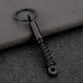 Metal Keychain Detailed Craftsmanship Spring Style Miniature Size Coilover Keyring Racing Design Automotive Themed Suspension Fob for Car Enthusiasts Motorsport Gifts Vehicle Accessory Lovers Key. 