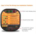 KOGEEK Portable Safety Line Detector Ground Circuit Switch Safety Electroscope Leakage Plug Polarity Detection Socket Tester. 