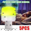 5/1PCS LED Mosquito Killer Light Non-radiation Insect Killer Night Light Zapper USB Plug Socket Electric Mosquito Killer Lights. 