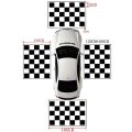 360 Car Correction For 360 Degree Bird View Panoramic Camera Recorder DVR Monitor 4.4*1.2M/1.6*1.2M. 