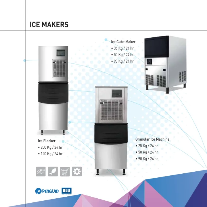 Penguin%20Branded%20Under%20Counter%20Ice%20Cube%20Machine%2073Kgs%20Per%20Day%20-%20Image%205