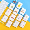 80 Sheets Cute Cartoon Portable Coil Notebook Loose-leaf Girl Small Pocket Diaries Notepad School Stationery Supplies. 