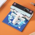 【HOT】 2024 Desktop Calendar Creative Sticky Notes Hand-Tear 3D Paper Carving Crafts Desktop Decor Ornaments Gifts For Home Office. 