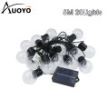 Auoyo LED String Lights Solar Camping Bulb String Outdoor String Lights Garden Decoration String Lights with Warm LED Bulbs for Indoor Outdoor Waterproof Patio Garden Holiday Home Wedding Party Decorations. 