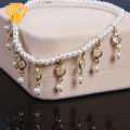 Women's Faux Pearl Rhinestone Anklet Bracelet Tassels Barefoot Ankle Foot Jewelry. 