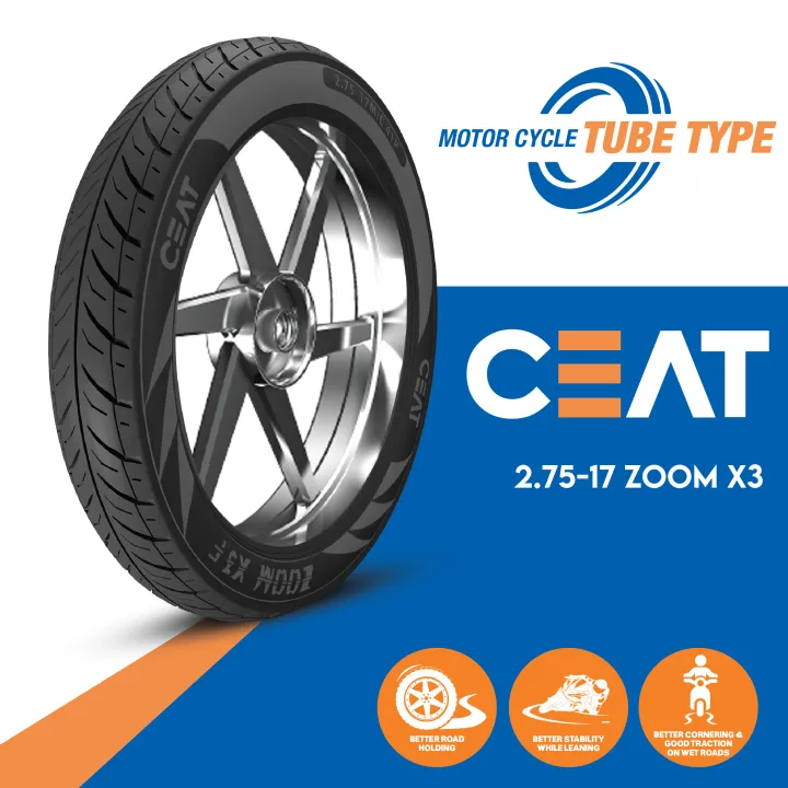 Ceat Tyre Tube Price List Motor Cycle CEAT TUBE TYPE ZOOM X3
