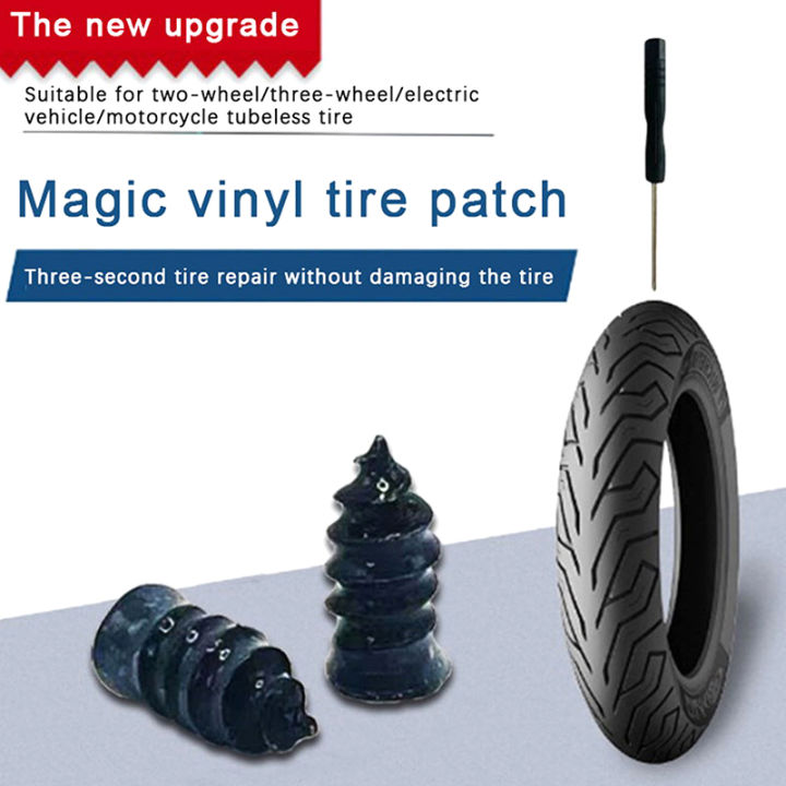 20pcs Car Motorcycle Vacuum Tyre Repair Nails Truck Scooter Bike Tire Puncture Repair Tools Rubber Nails Tire Accessories Fugar
