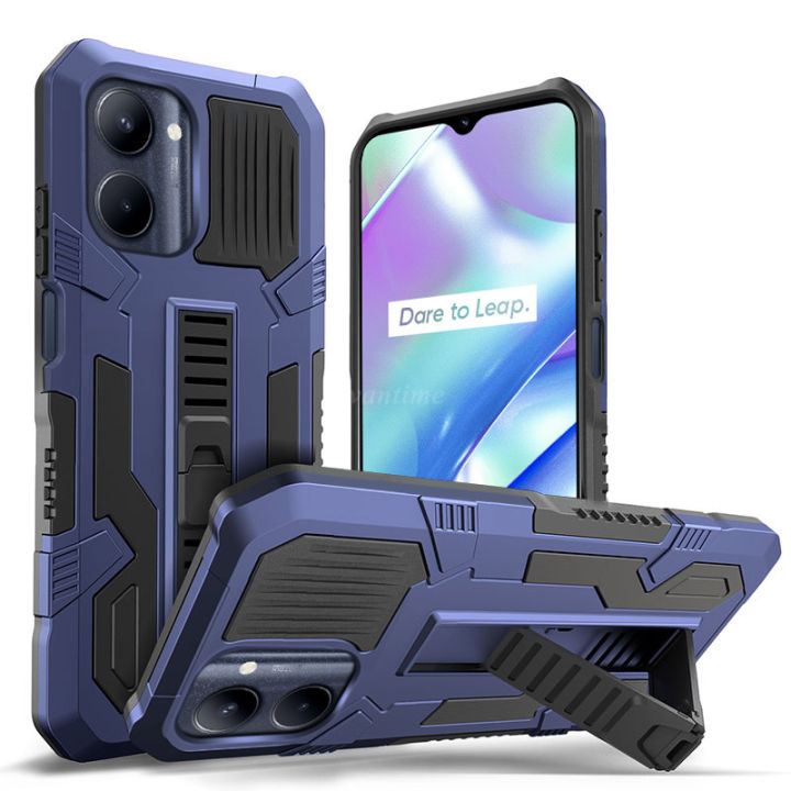 Vantime%20for%20Realme%20C33%20Slim%20Case%20Kickstand%20Hard%20Matte%20Back%20Phone%20Cover%20-%20Image%202