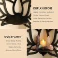 1Pc Lotus Crystal Shelf Display Essential Oil Rack Candles Stone Floating Wall Shelf Modern Home Decoration Wall Decor Gift. 
