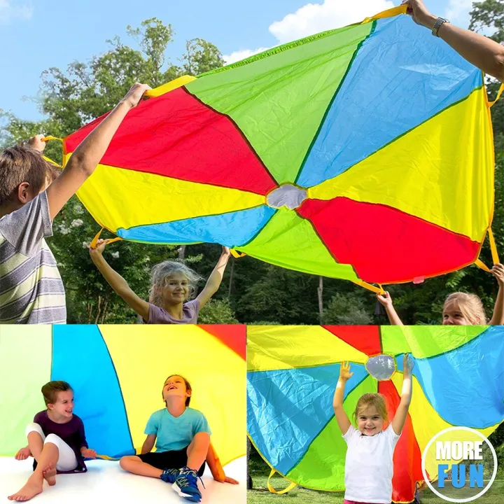 Parachute%20Play%20Toy%20With%20Handles%20Outdoor%20Team%20Game%20Waterproof%20Umbrella%20Toy%20Development%20Training%20For%20Children%20Rainbow%20Parachute%20-%20Image%204