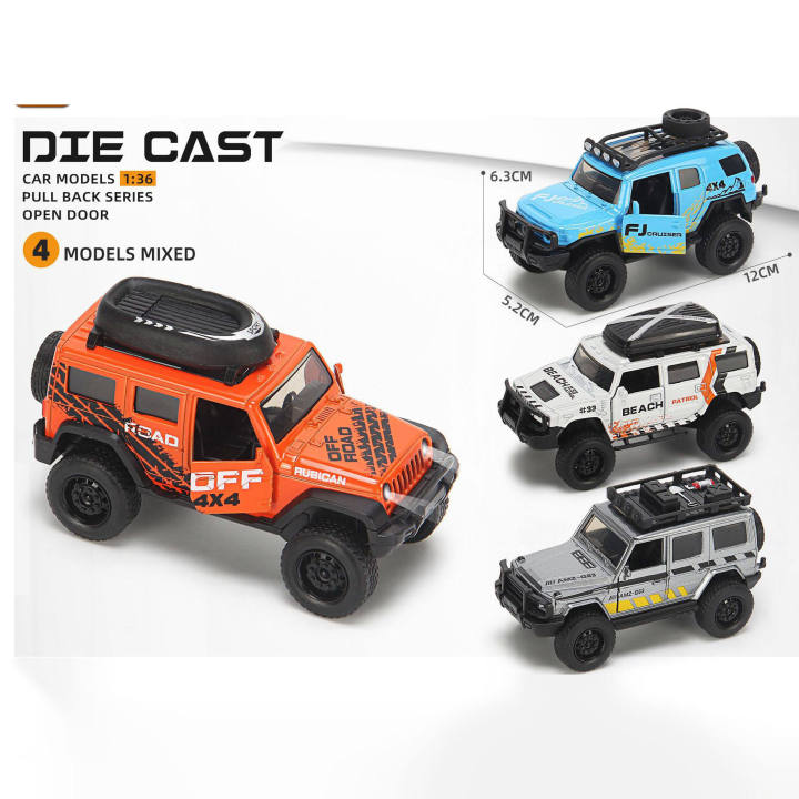1/36 scale Diecast Alloy Model Cars Metal Pull Back Simulation Toy Boy ...