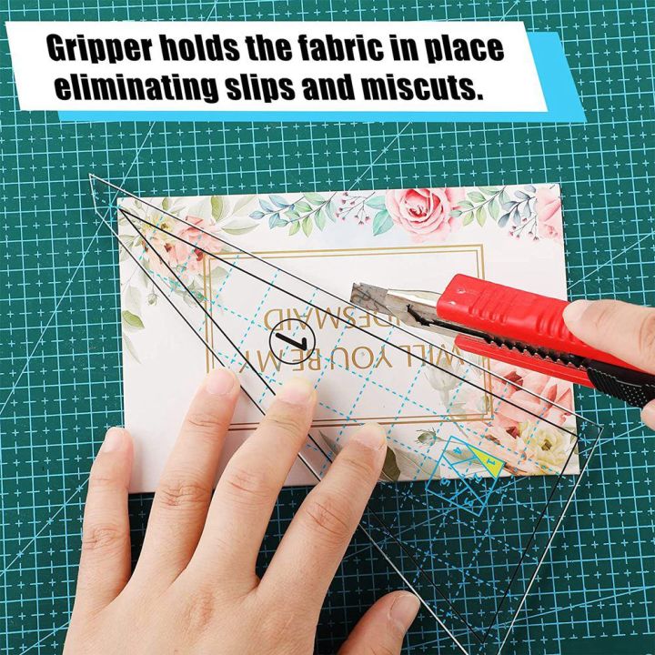 5%20Pieces%20Quilting%20Template%20Set%20Sewing%20Machine%20Ruler%20Hand%20Patchwork%20-%20Image%202