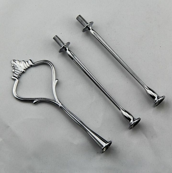 3%20Tier%20Crown%20Cake%20Cupcake%20Plate%20Stand%20Handle%20Hardware%20Fitting%20Holder%20DIY%20Cakes%20Plated%20Shelf%20Casual%20Party%20Plate%20Holder%20Stand%20Only%20-%20Image%206