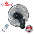 Bright Remote Wall Fan With 5 Blades - 16 Inch. 