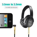 Gold plated 3.5mm To 2.5mm Jack Aux Cable For AKG Bose JBL Headphone Laptop Cell Phone Audio Socket Connector 3.5 2.5 mm Adapter. 